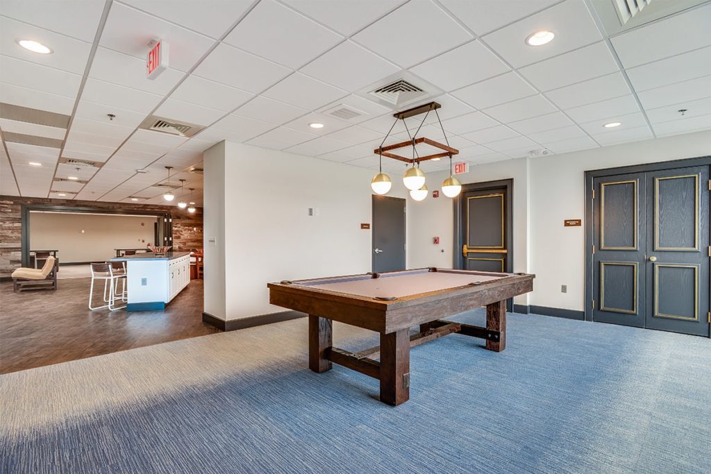 The Flats at Shady Grove Clubhouse Potomac Construction